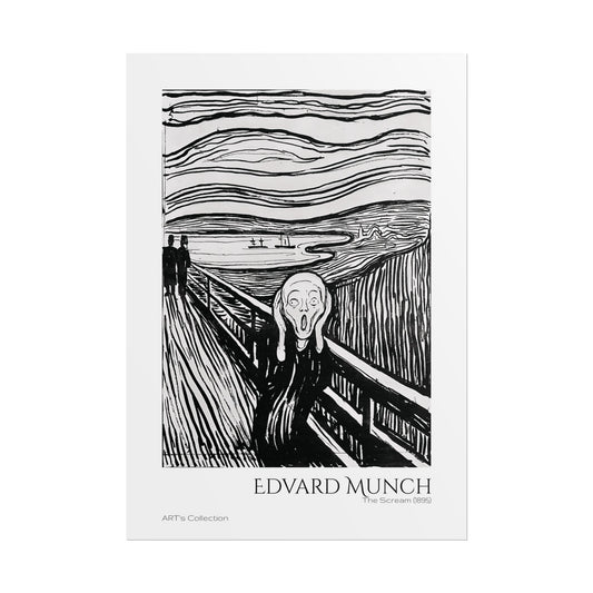 The Scream (1895) by Edvard Munch / Affiche imprimée - Série ART's Collection