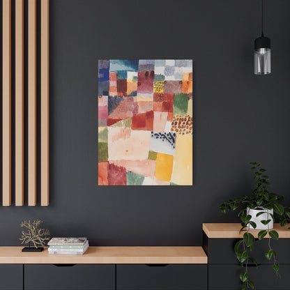 Motif from Hammamet (1914) by Paul Klee  / Reproduction Fine Art sur Toile / Epaisseur 3,2cm - 1'25 po