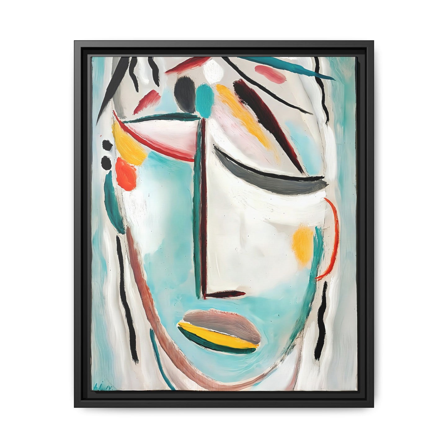 Saviour's face Martyr (1919) by Alexej von Jawlensky  / Toile encadrée sur caisse américaine