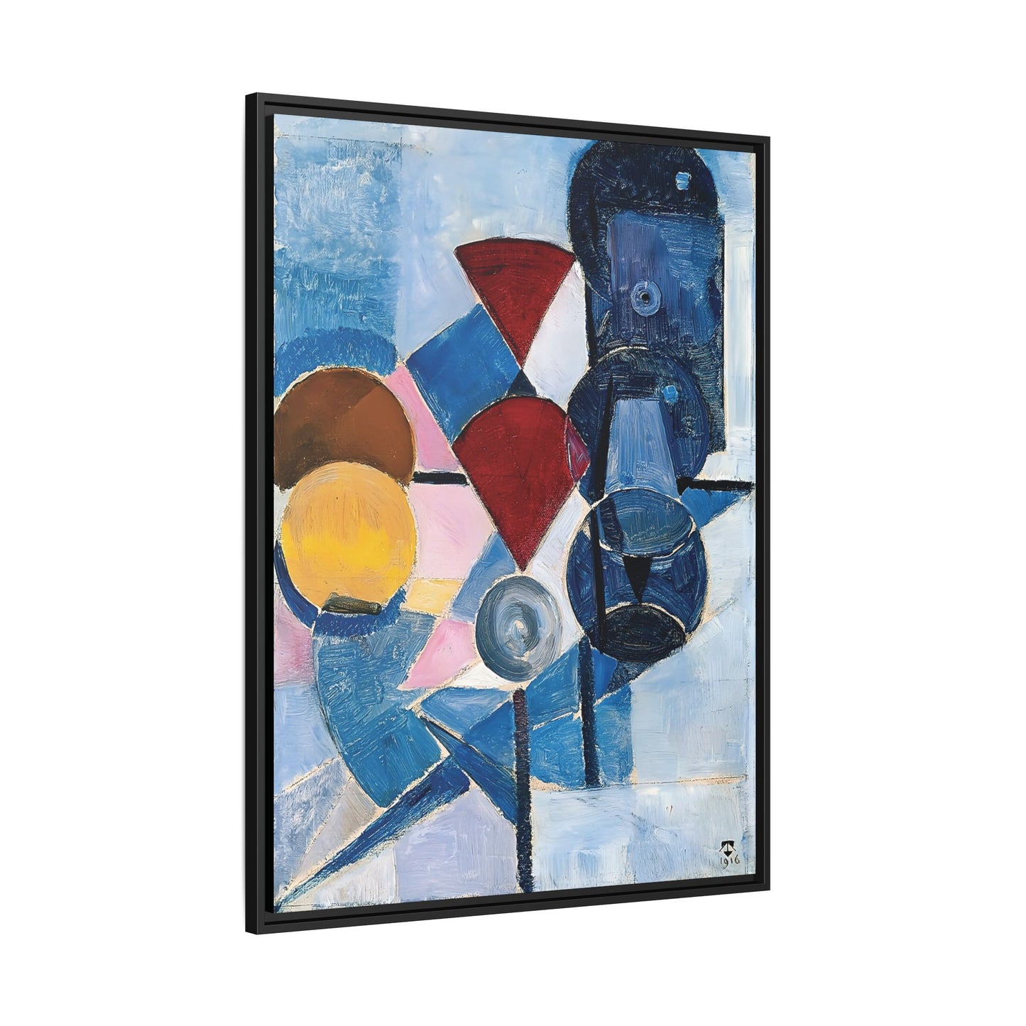 Composition II Still Life 1916 by Theo van Doesburg  / Toile encadrée sur caisse américaine