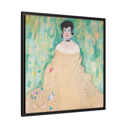 Amalie Zuckerkandl (1917) by Gustav Klimt / Toile encadrée sur caisse américaine