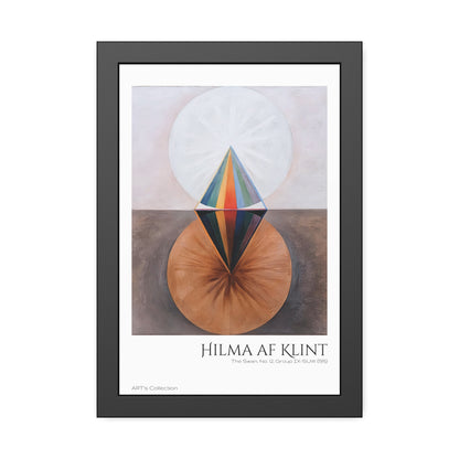The Swan, No. 12, Group IX-SUW (1915) by Hilma af Klint  / Affiche Encadrée série ART's Collection