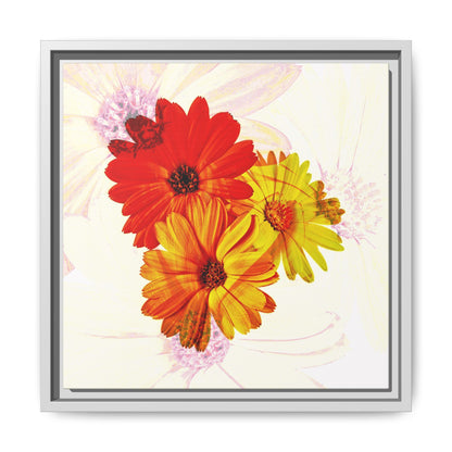 Collection Signature "FLORAL Numéro 19" sur Toile encadrée avec caisse américaine