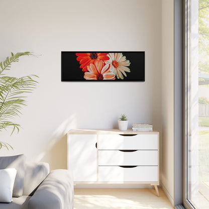 Collection Signature "FLORAL Numéro 7" sur Toile encadrée avec caisse américaine