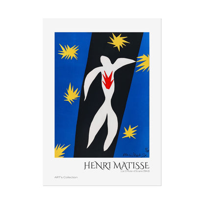 La Chute d'Icare (1943) by Henri Matisse / Affiche imprimée - Série ART's Collection