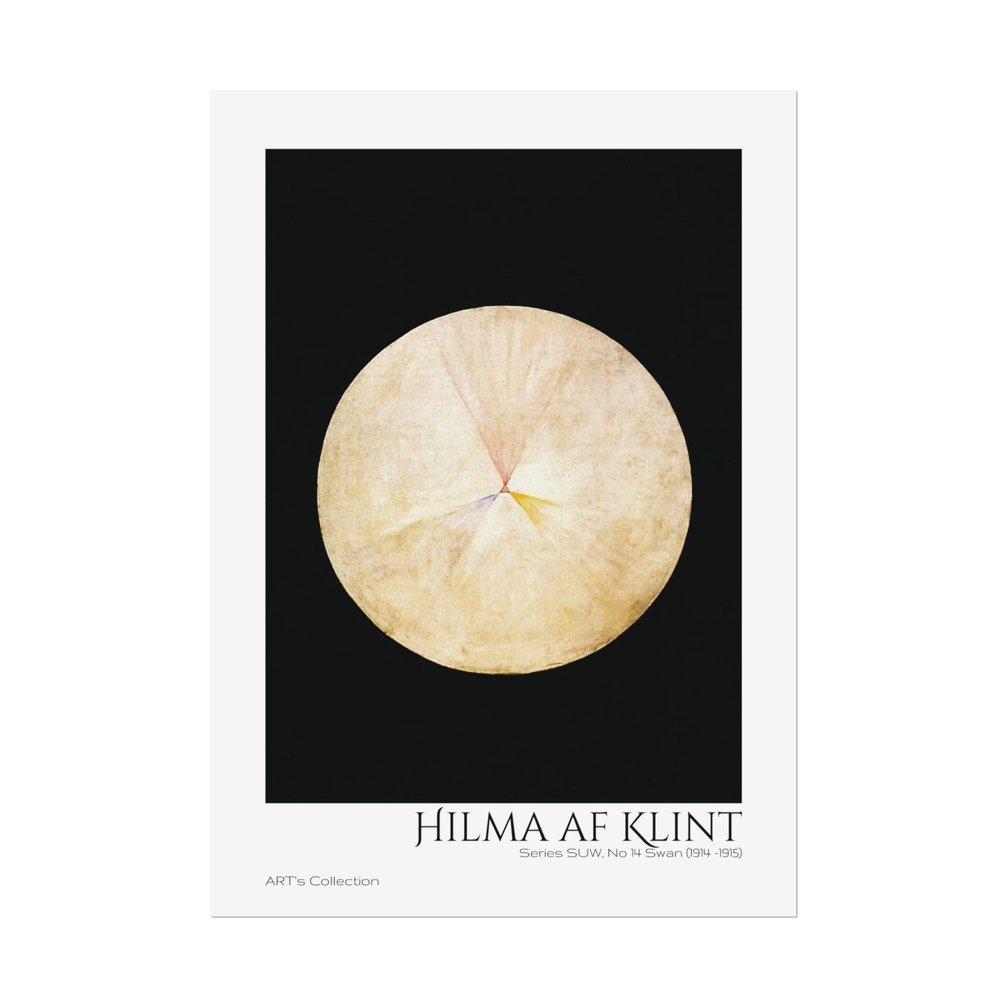 Series SUW, No 14 Swan (1914 -1915) by Hilma af Klint  / Affiche imprimée - Série ART's Collection