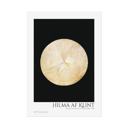 Series SUW, No 14 Swan (1914 -1915) by Hilma af Klint  / Affiche imprimée - Série ART's Collection