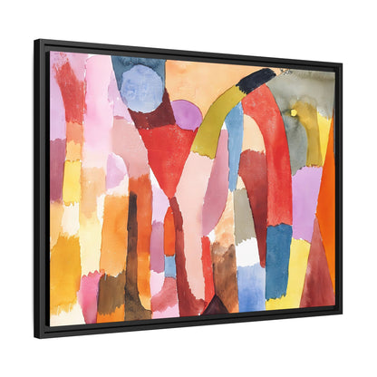 Movement of Vaulted Chambers (1915) by Paul Klee / Toile encadrée sur caisse américaine
