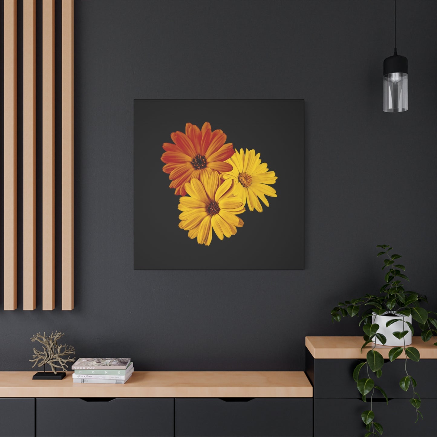 Collection Signature "FLORAL Numéro 4" sur Toile Fine Art sur Toile / Epaisseur 3,2cm - 1'25 po