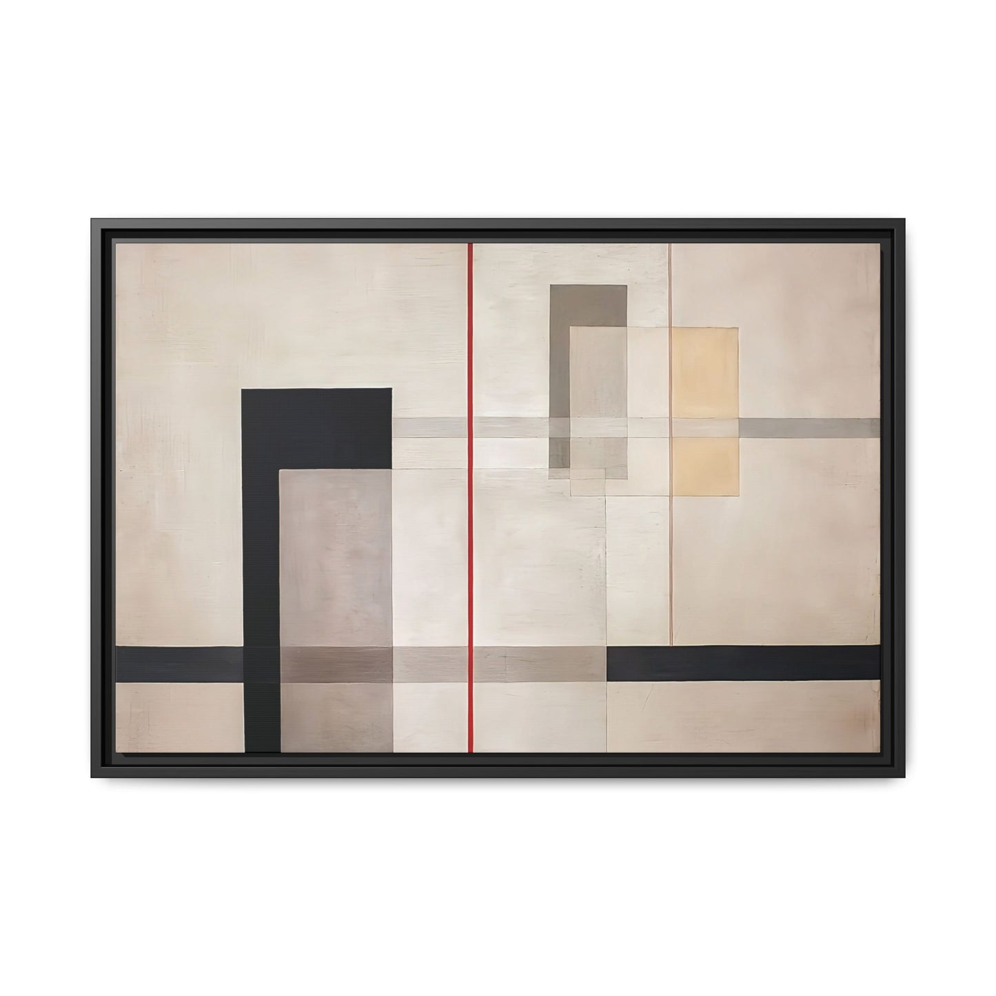 K VII (1922) by László Moholy-Nagy  / Toile encadrée sur caisse américaine