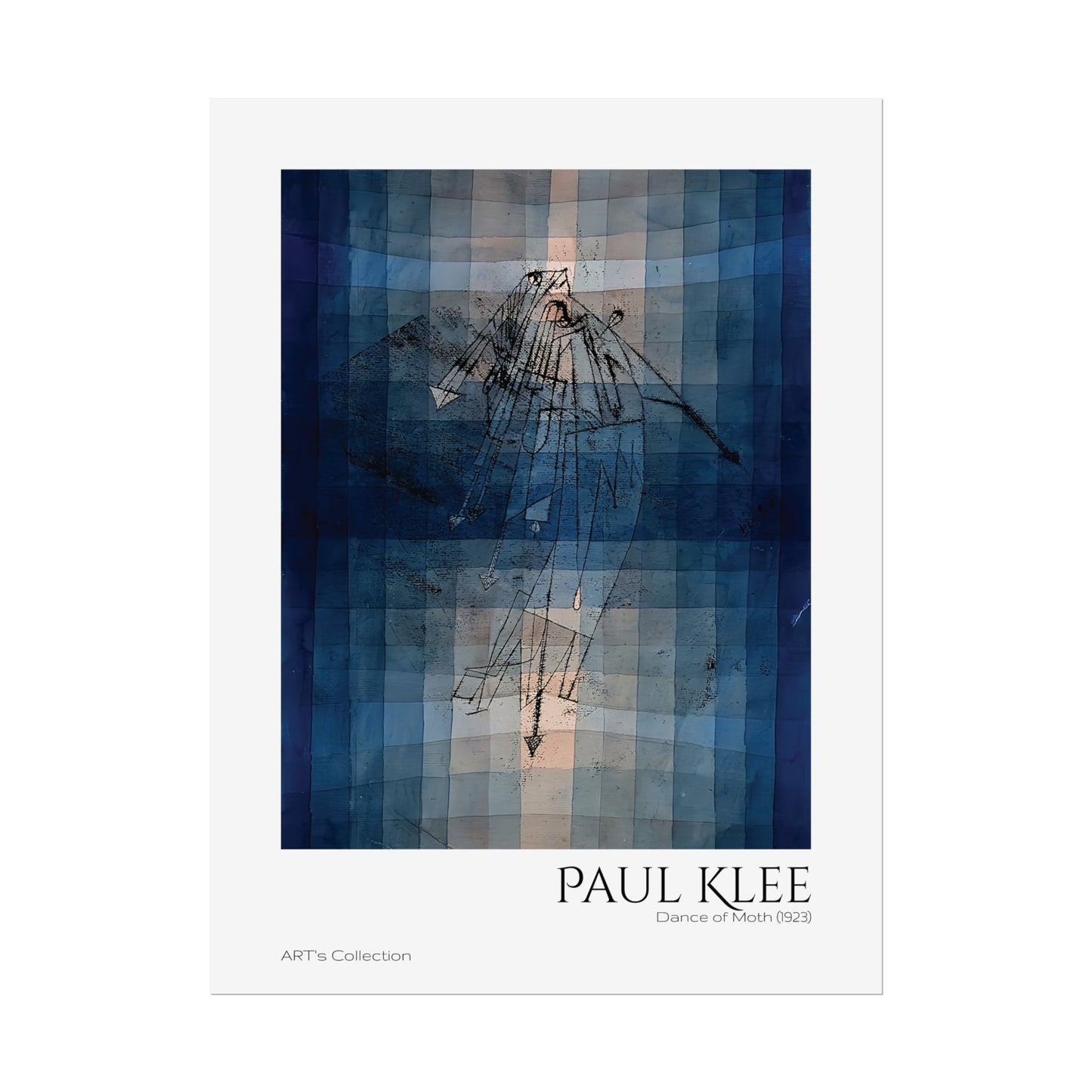 Dance of Moth (1923) by Paul Klee / Affiche imprimée - Série ART's Collection