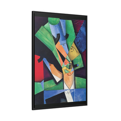 The Smoker (1913) by Juan Gris   / Toile encadrée sur caisse américaine