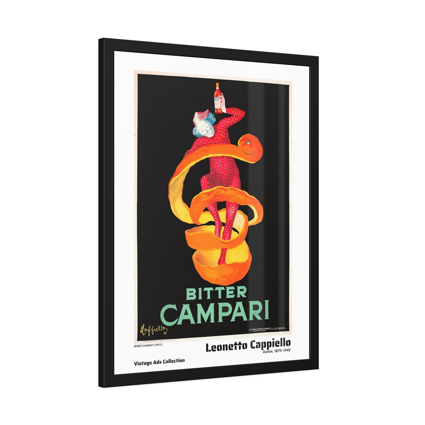 Bitter Campari (1921) by Leonetto Cappiello / Affiche Encadrée Série Vintage Ads Collection