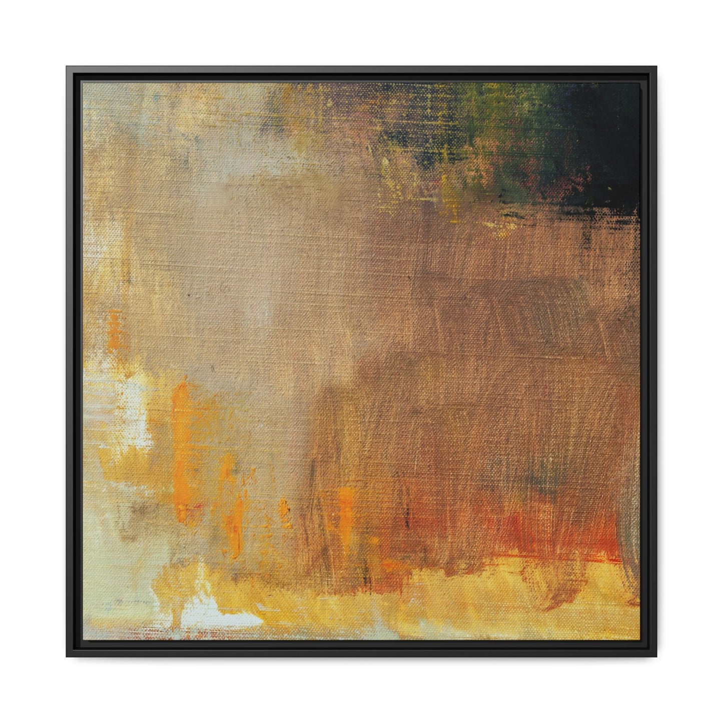 Tableau Contemporain Alezan "Série Sign Collections" / Toile encadrée sur caisse américaine