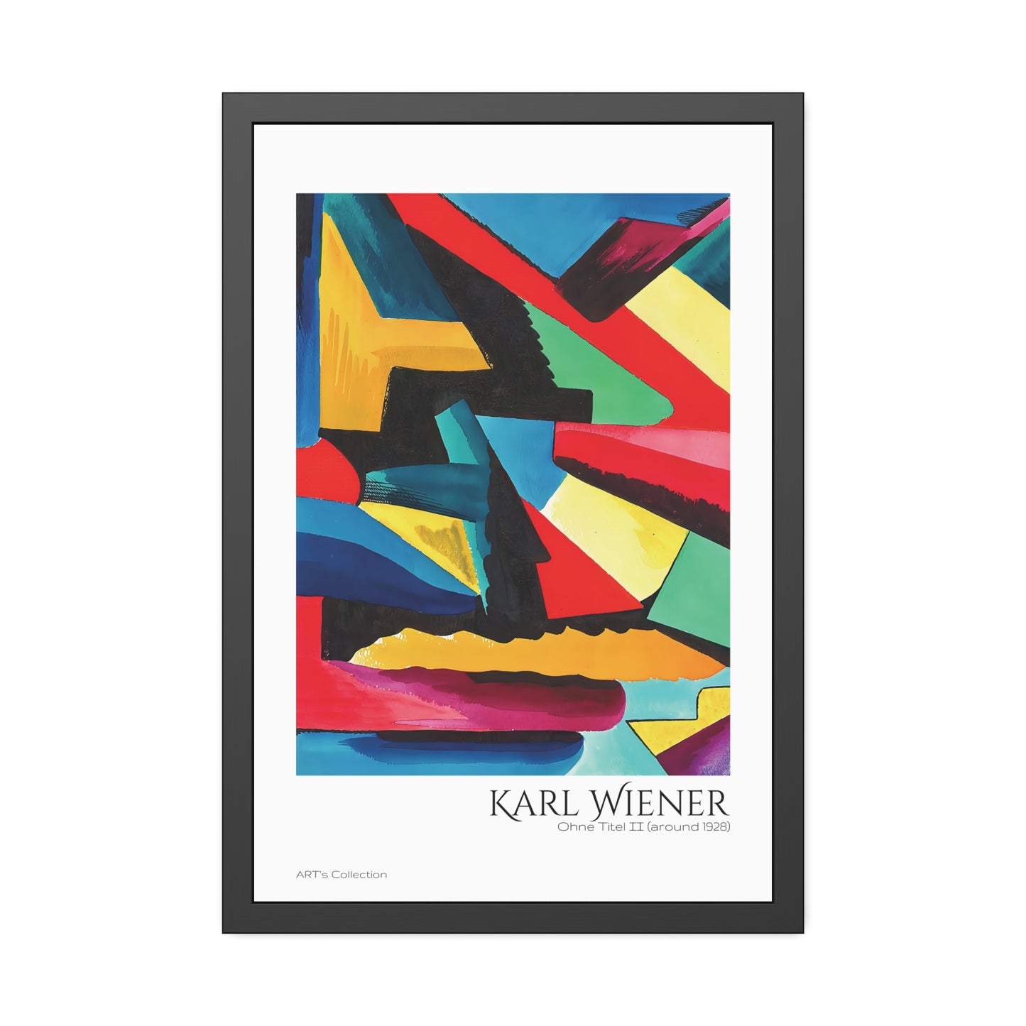 Ohne Titel II (around 1928) by Karl Wiener / Affiche Encadrée série ART's Collection