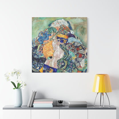 Baby - Cradle (1917-1918)  by Gustav Klimt / Reproduction Fine Art sur Toile / Flanc Large Epaisseur 3.2 cm - 1.25 inch