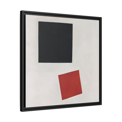Black Square and Red Square (1915) by Kazimir Malevich  / Toile encadrée sur caisse américaine