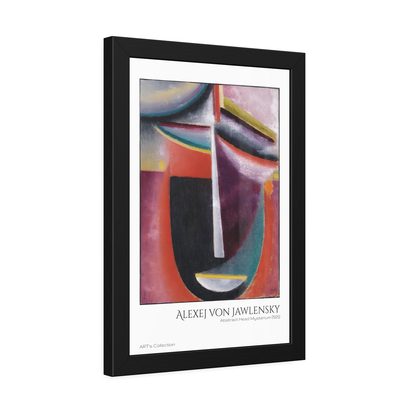 Abstract Head Mysterium (1925) by Alexej von Jawlensky  / Affiche Encadrée série ART's Collection