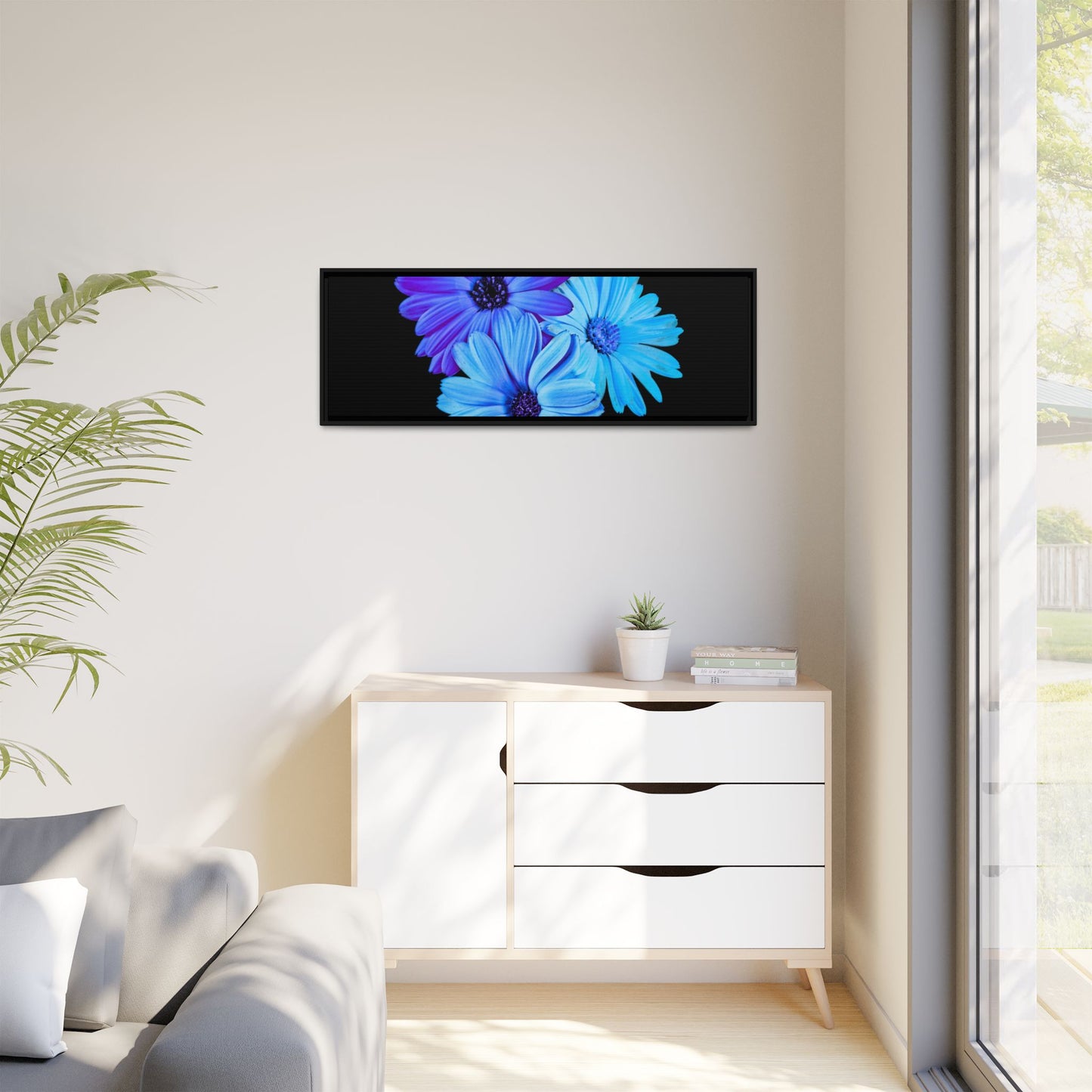 Collection Signature "FLORAL Numéro 2" sur Toile encadrée avec caisse américaine