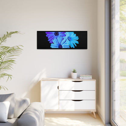 Collection Signature "FLORAL Numéro 2" sur Toile encadrée avec caisse américaine