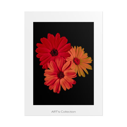 Collection Signature "FLORAL Numéro 1" sur Affiche imprimée - Série ART's Collection