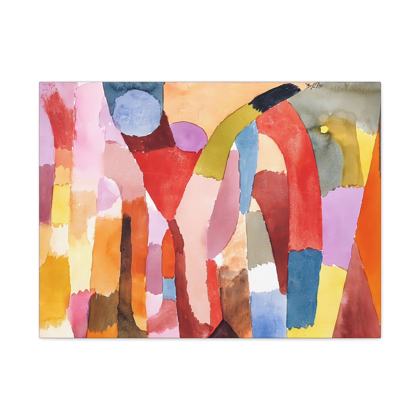 Movement of Vaulted Chambers (1915) by Paul Klee   / Reproduction Fine Art sur Toile / Epaisseur 3,2cm - 1'25 po