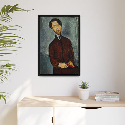 Léopold Zborowski (1911-1920) by Amedeo Modigliani / Toile encadrée sur caisse américaine