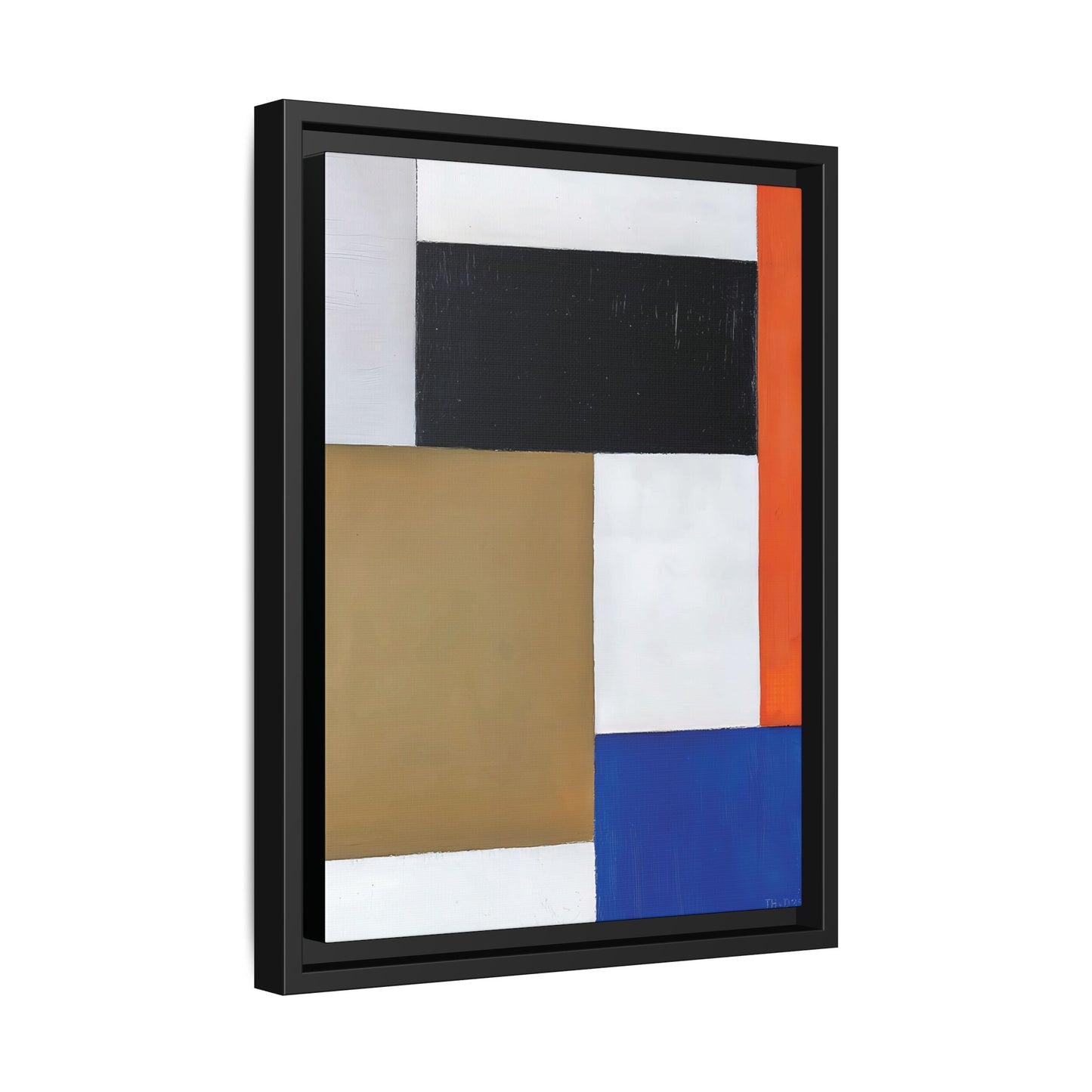 Composition (1923-1924) by Theo van Doesburg  / Toile encadrée sur caisse américaine