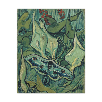 Emperor moth (1889) by Vincent van Gogh  / Reproduction Fine Art sur Toile / Epaisseur 3,2cm - 1'25 po