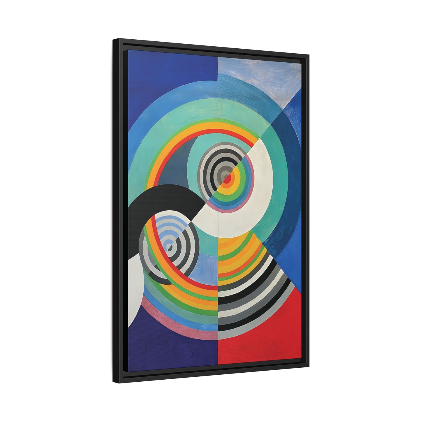 Rythme Numéro 3 (1938)  by Robert Delaunay  / Toile encadrée sur caisse américaine
