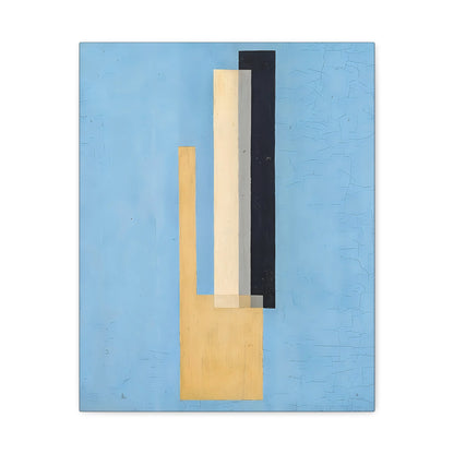 Konstruktion (circa 1920-1922) by László Moholy-Nagy  / Reproduction Fine Art sur Toile /  Epaisseur 3.2 cm - 1.25 inch