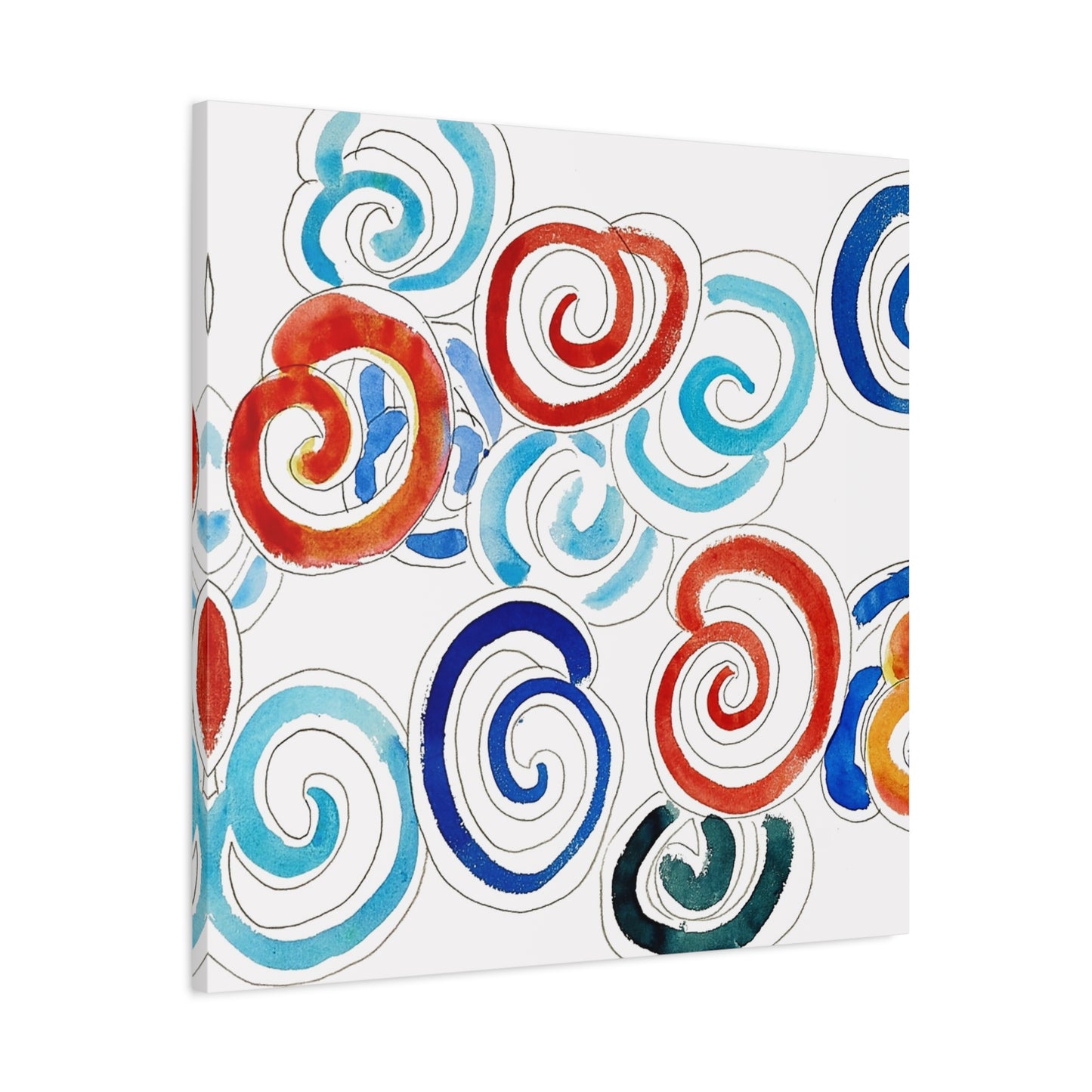 Escargots (1953) by Henri Matisse / Reproduction Fine Art sur Toile / Flanc Large Epaisseur 3.2 cm - 1.25 inch