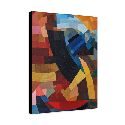 Fragments de figure à l'ensemble des plans (1928) by Otto Freundlich  / Reproduction Fine Art sur Toile / Epaisseur 3,2cm - 1'25 po
