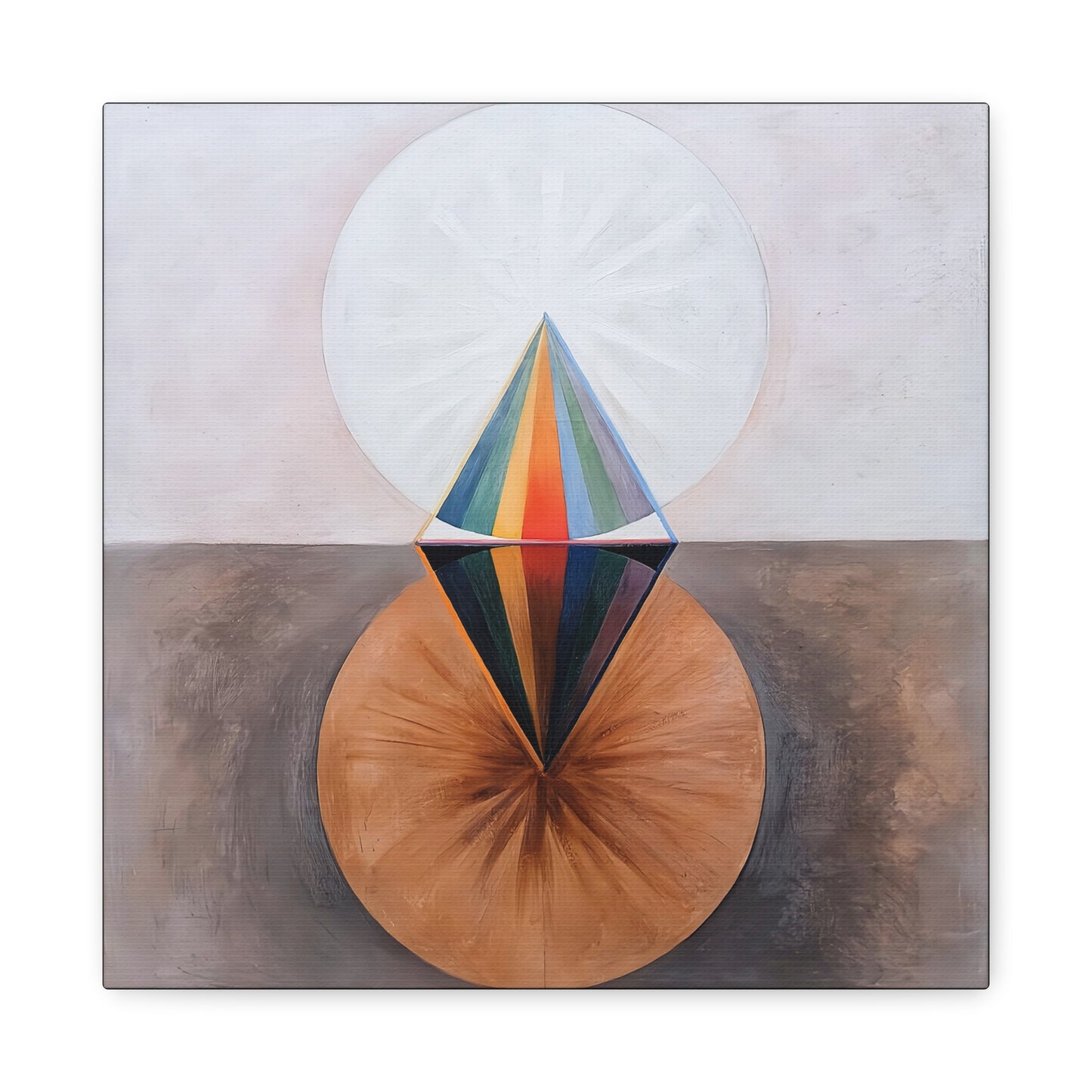 The Swan, No. 12, Group IX-SUW (1915) by  Hilma af Klint / Reproduction Fine Art sur Toile / Large Epaisseur 3.2 cm - 1.25 inch
