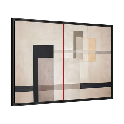 K VII (1922) by László Moholy-Nagy  / Toile encadrée sur caisse américaine