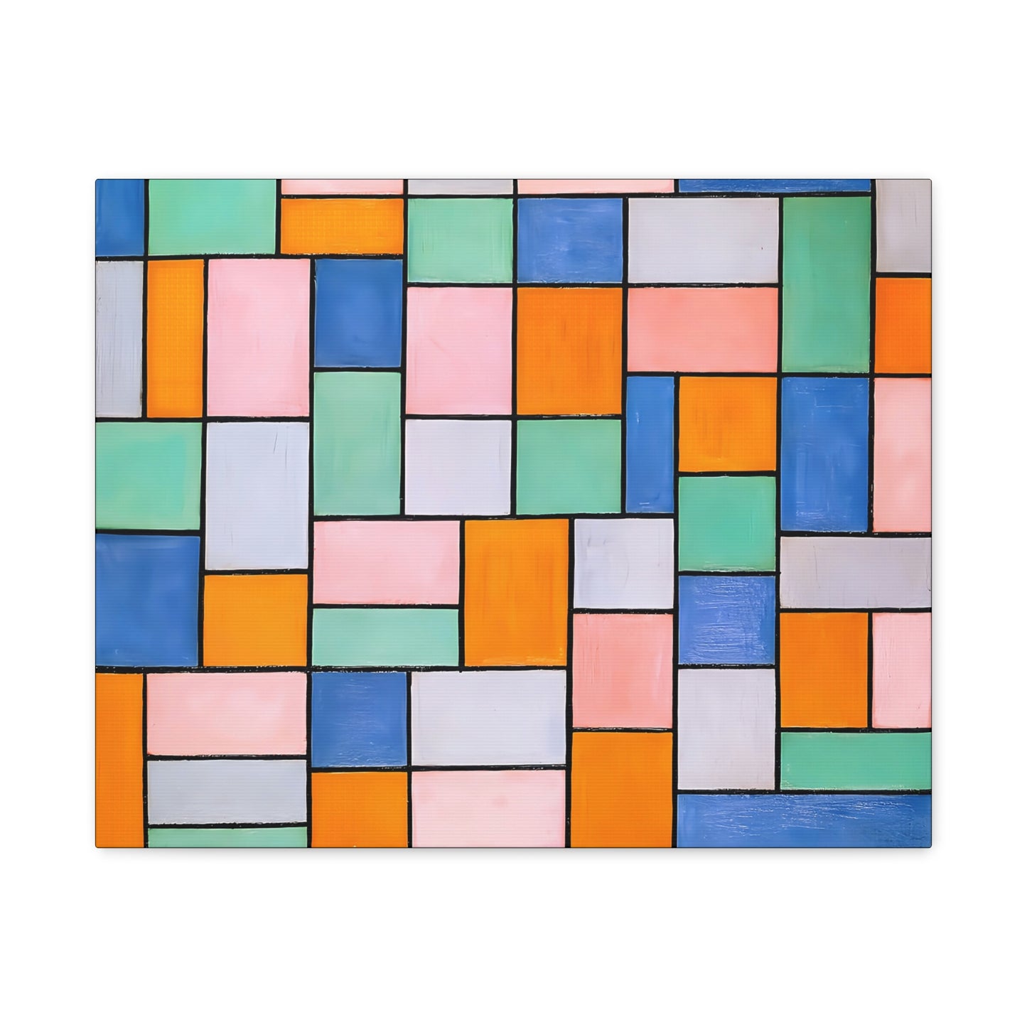 Composition in dissonances (1919) by Theo van Doesburg  / Reproduction Fine Art sur Toile / Epaisseur 3.2 cm - 1.25 inch