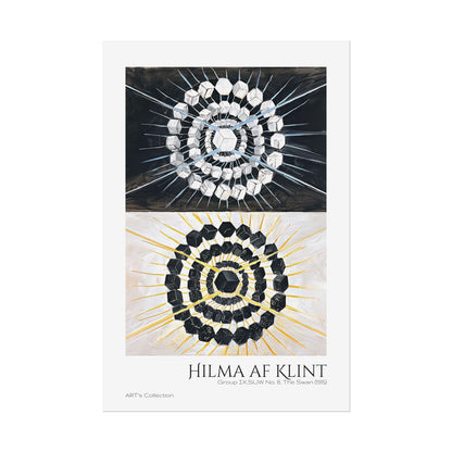 Group IX,SUW No. 8, The Swan (1915) by Hilma af Klint  / Affiche imprimée - Série ART's Collection