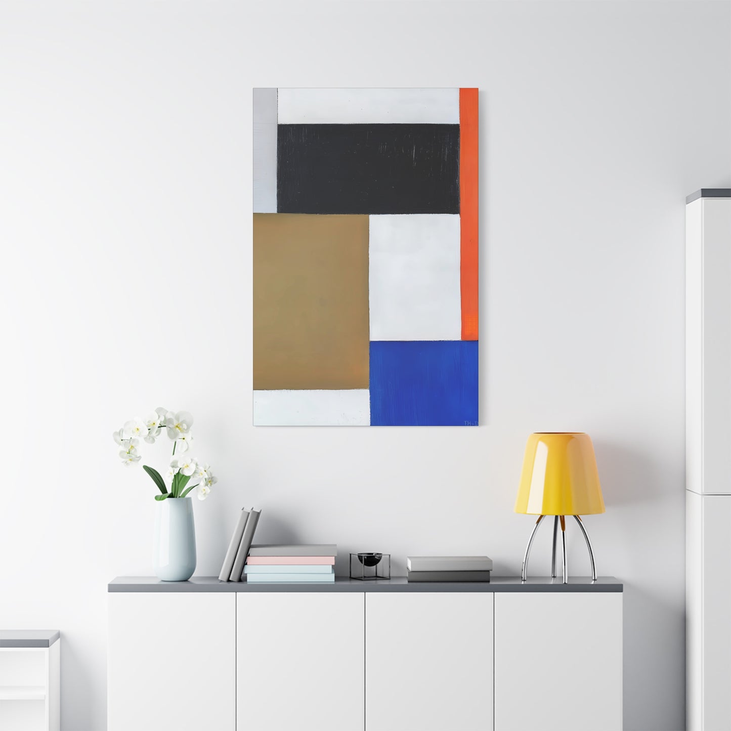 Composition (1923 - 1924) by Theo van Doesburg / Reproduction Fine Art sur Toile / Epaisseur 3,2cm - 1'25 po