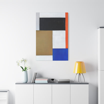 Composition (1923 - 1924) by Theo van Doesburg / Reproduction Fine Art sur Toile / Epaisseur 3,2cm - 1'25 po