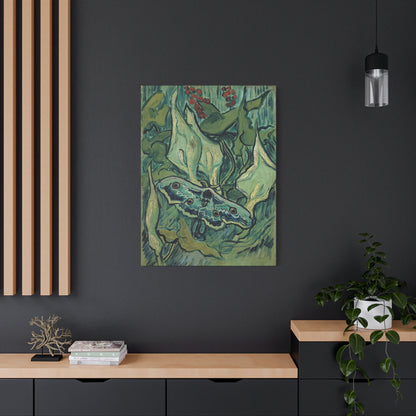 Emperor moth (1889) by Vincent van Gogh  / Reproduction Fine Art sur Toile / Epaisseur 3,2cm - 1'25 po