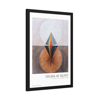 The Swan, No. 12, Group IX-SUW (1915) by Hilma af Klint  / Affiche Encadrée série ART's Collection