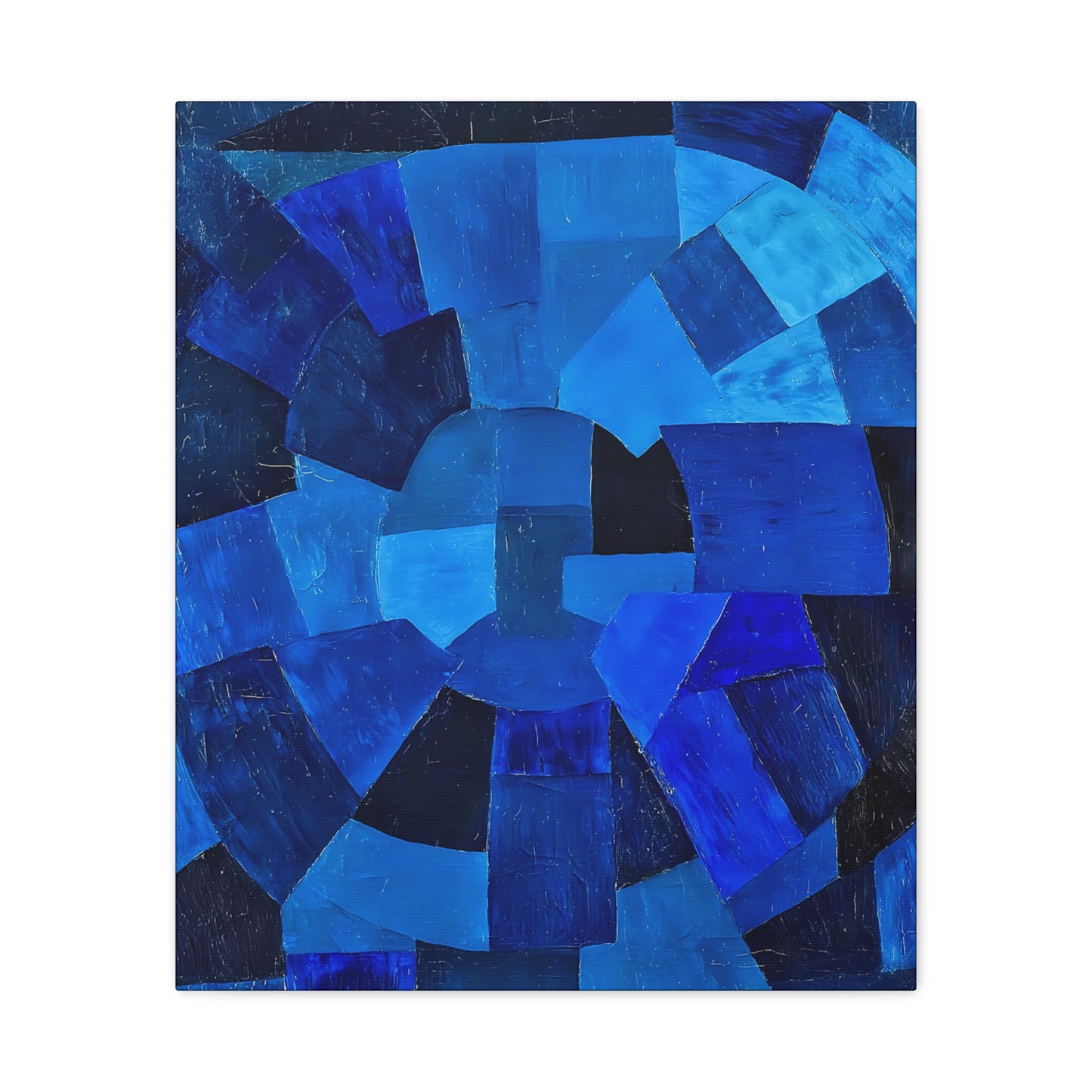 Komposition in Blau (1931) by Otto Freundlich  / Reproduction Fine Art sur Toile / Epaisseur 3,2cm - 1'25 po