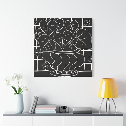 Corbeille de bégonias I (1938) by  Henri Matisse / Reproduction Fine Art sur Toile / Large Epaisseur 3.2 cm - 1.25 inch