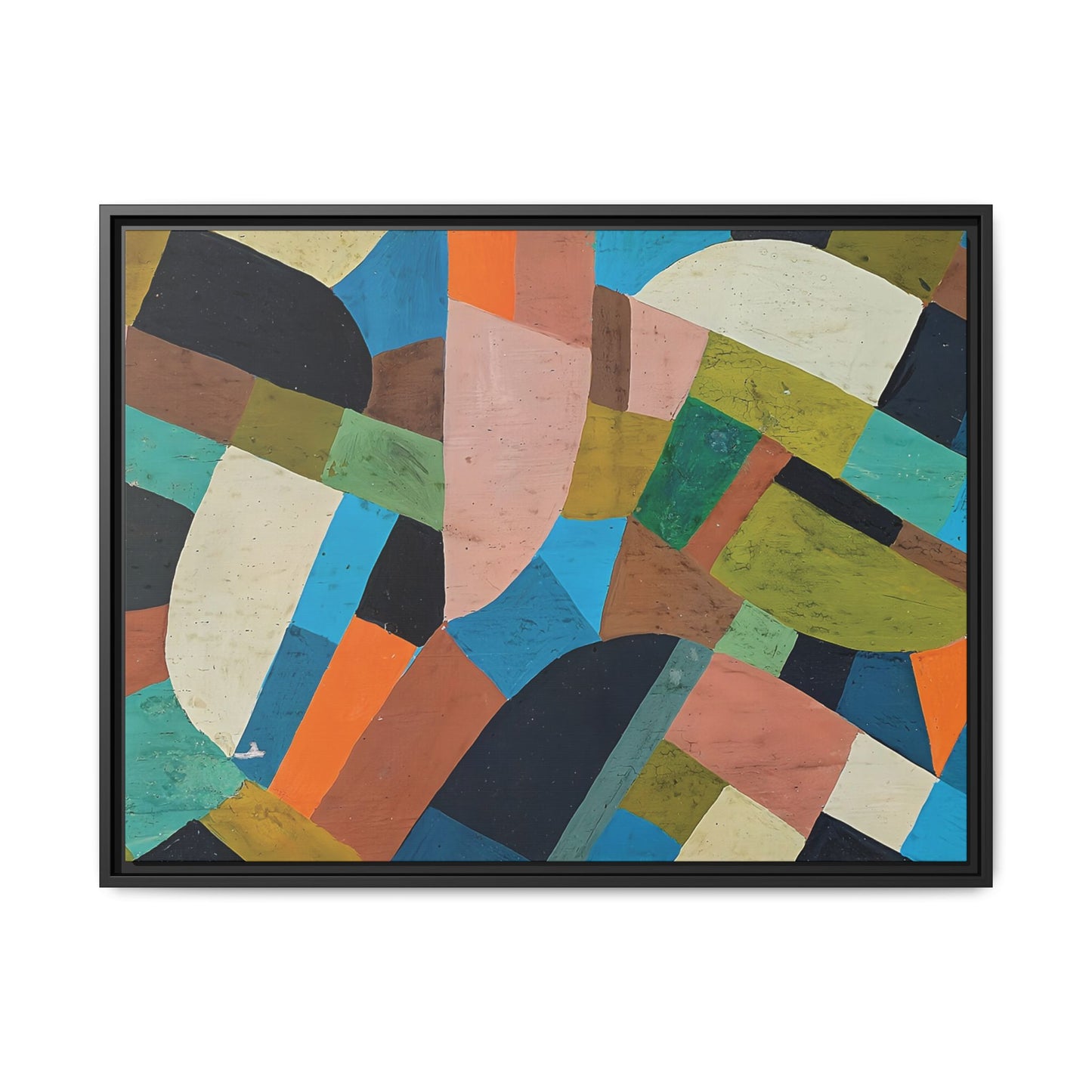 Petite Composition (Circa 1937)  by Otto Freundlich / Toile encadrée sur caisse américaine