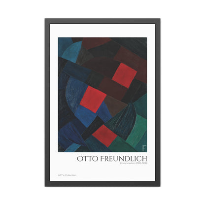 Komposition (1935-1936) by Otto Freundlich  / Affiche Encadrée série ART's Collection