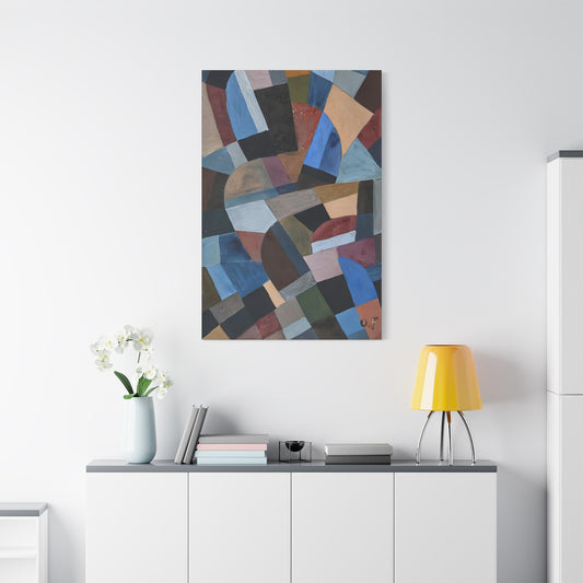 Composition by Otto Freundlich  / Reproduction Fine Art sur Toile / Epaisseur 3.2 cm - 1.25 inch