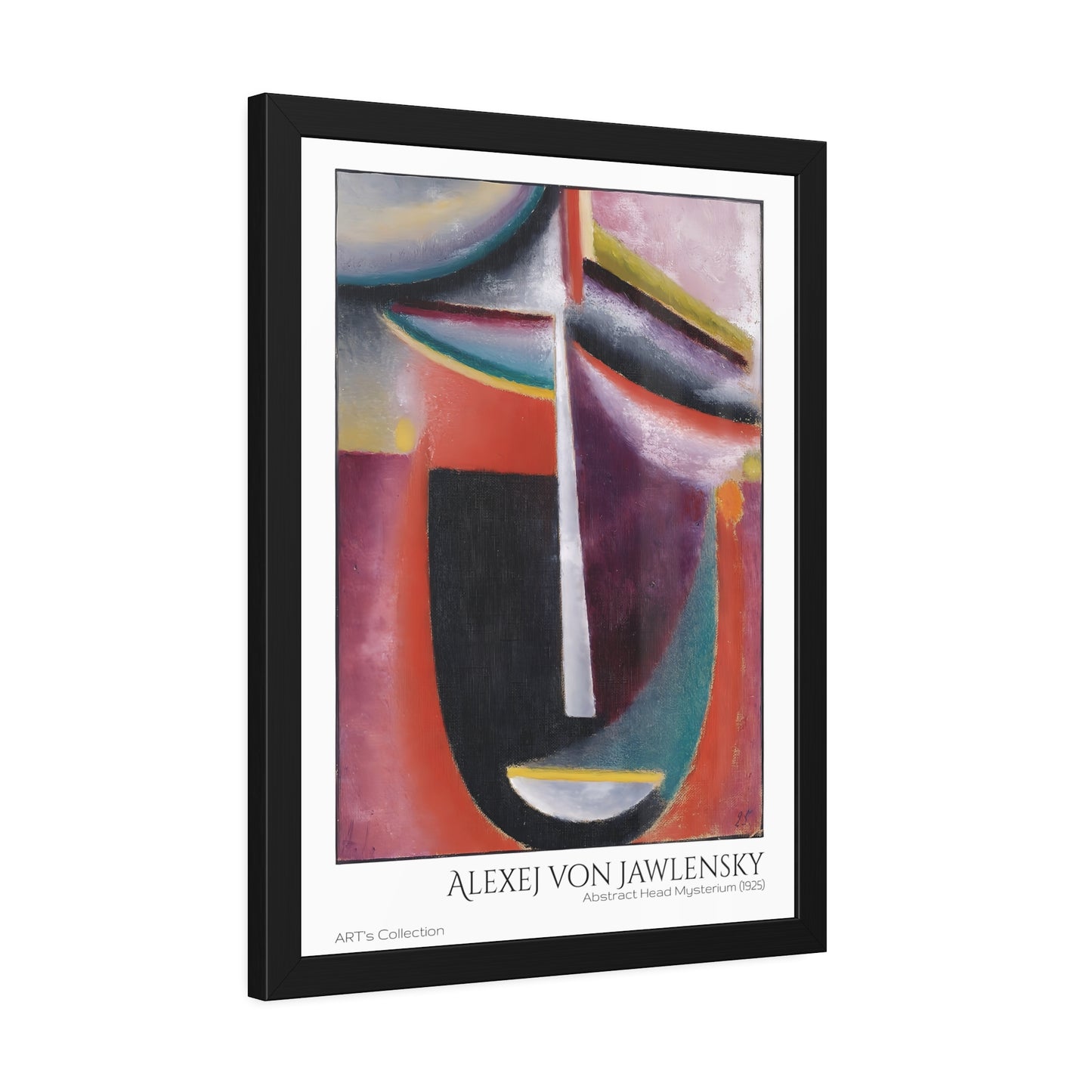 Abstract Head Mysterium (1925) by Alexej von Jawlensky  / Affiche Encadrée série ART's Collection