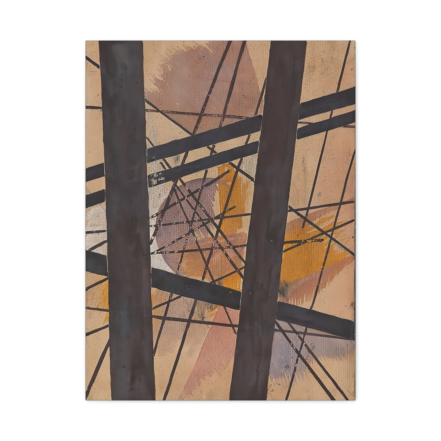 Raum-Kraft Komposition (1921-22) by Lyubov Popova  / Reproduction Fine Art sur Toile /  Epaisseur 3.2 cm - 1.25 inch