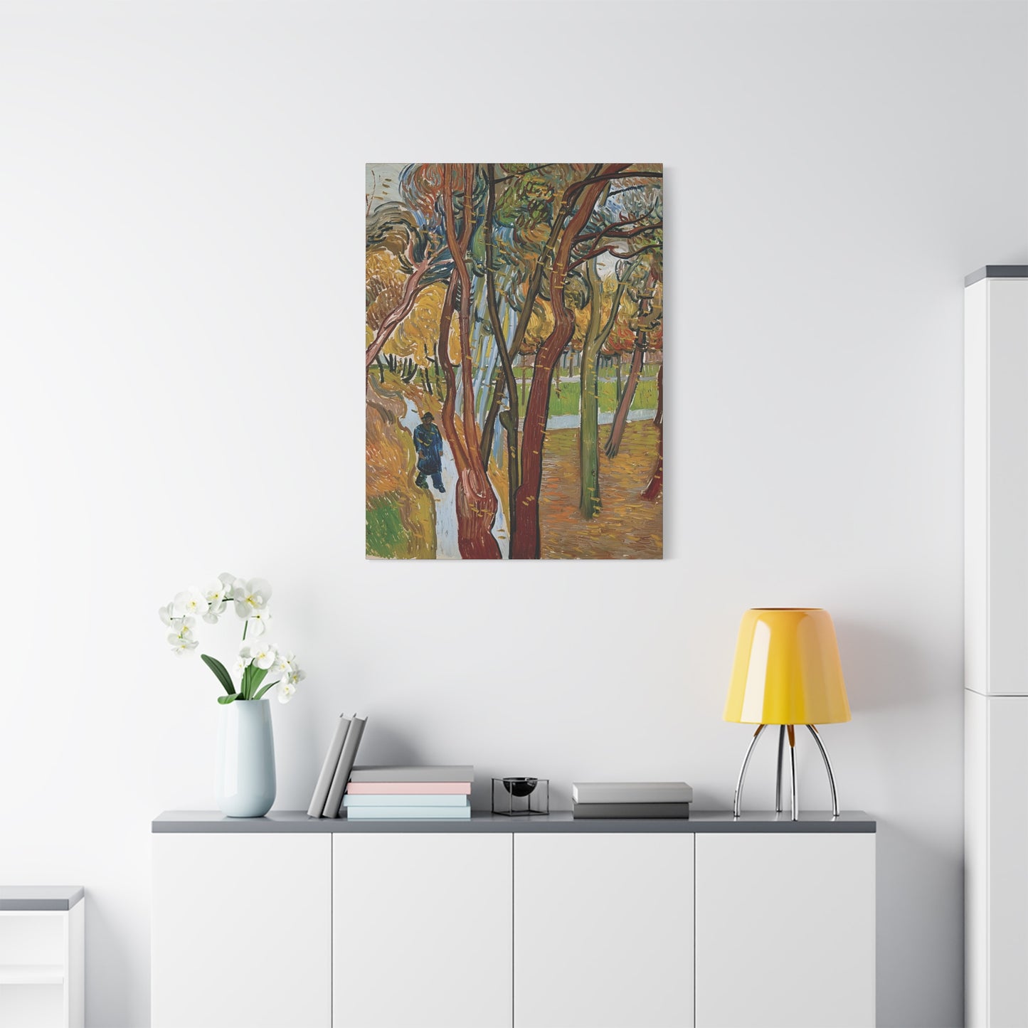 The garden of Saint Paul's Hospital by Vincent van Gogh  / Reproduction Fine Art sur Toile / Epaisseur 3,2cm - 1'25 po
