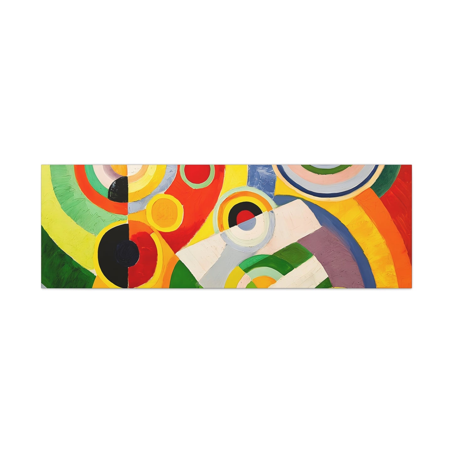 Rythme, Joie de vivre (1930) by Robert Delaunay / Reproduction Fine Art sur Toile / Large Epaisseur 3.2 cm - 1.25 inch